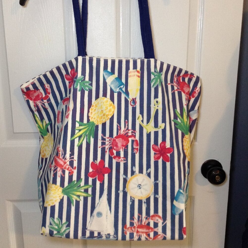 VINTAGE Newton Beach/Market Bag; Beachcore, Boho, Canvas, versatile mult-iuse